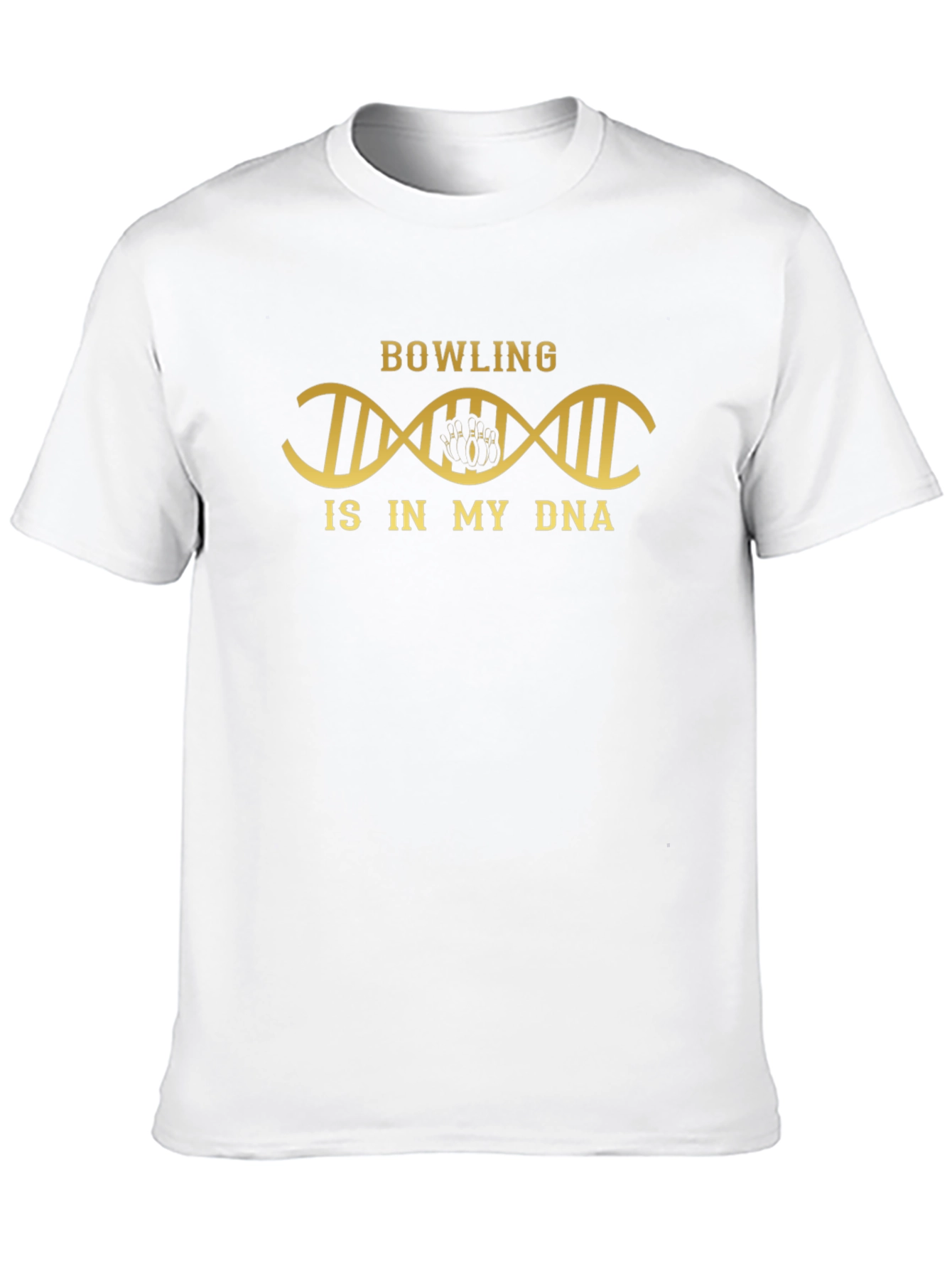 Bowling Is In My DNA T-Shirt Black