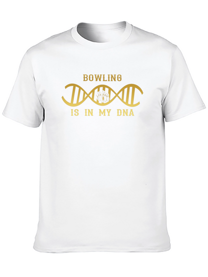 Bowling Is In My DNA T-Shirt Black