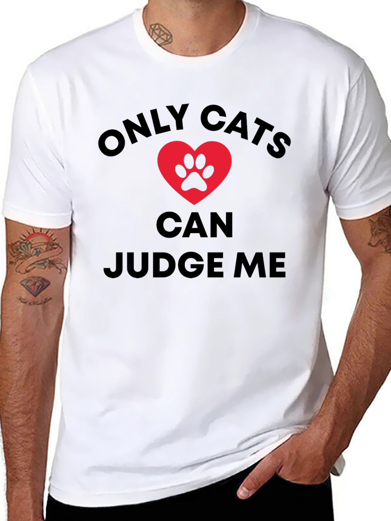 Only Cats Can Judge Me Graphic Tee
