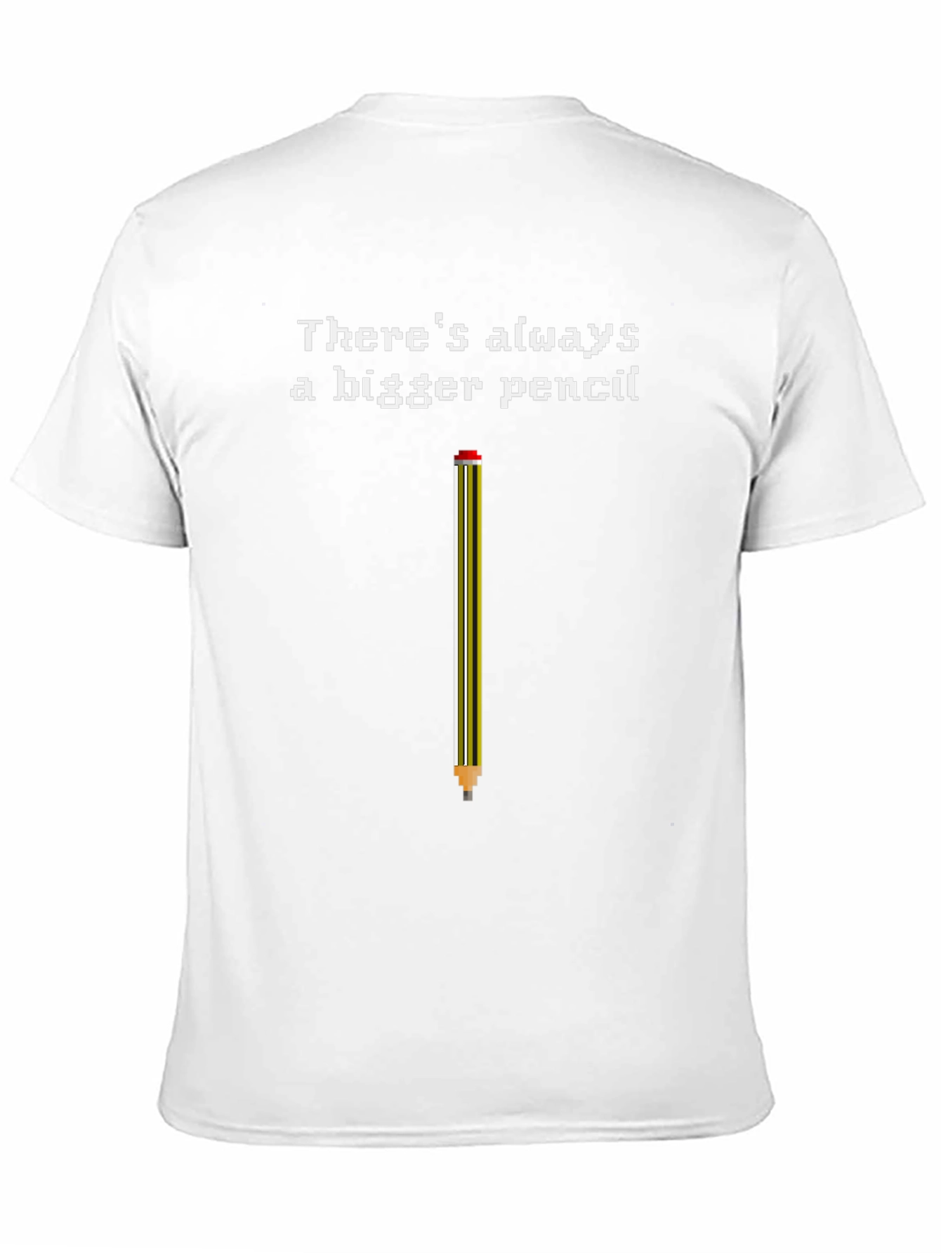 Bigger Pencil Graphic Tee - Classic Black Cotton T-Shirt