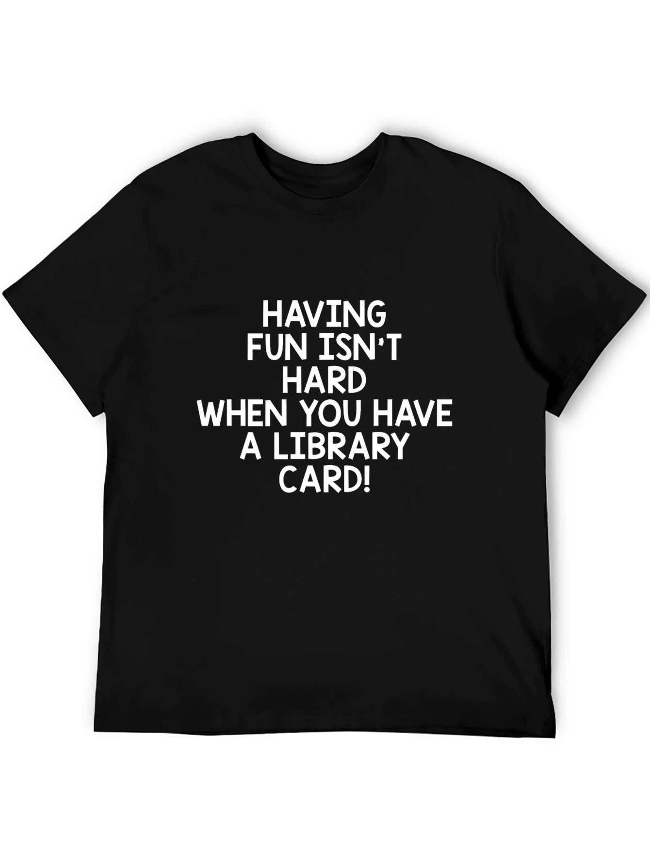 Funny Library Card T-Shirt - Book Lover Tee