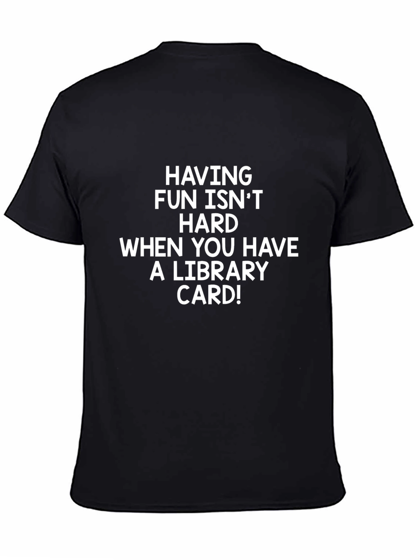 Funny Library Card T-Shirt - Book Lover Tee