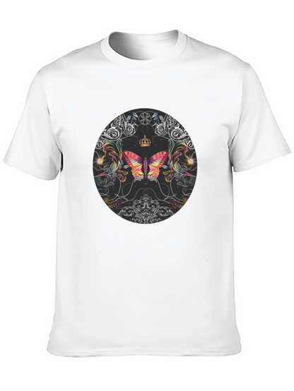 Butterfly Crown Black T-Shirt