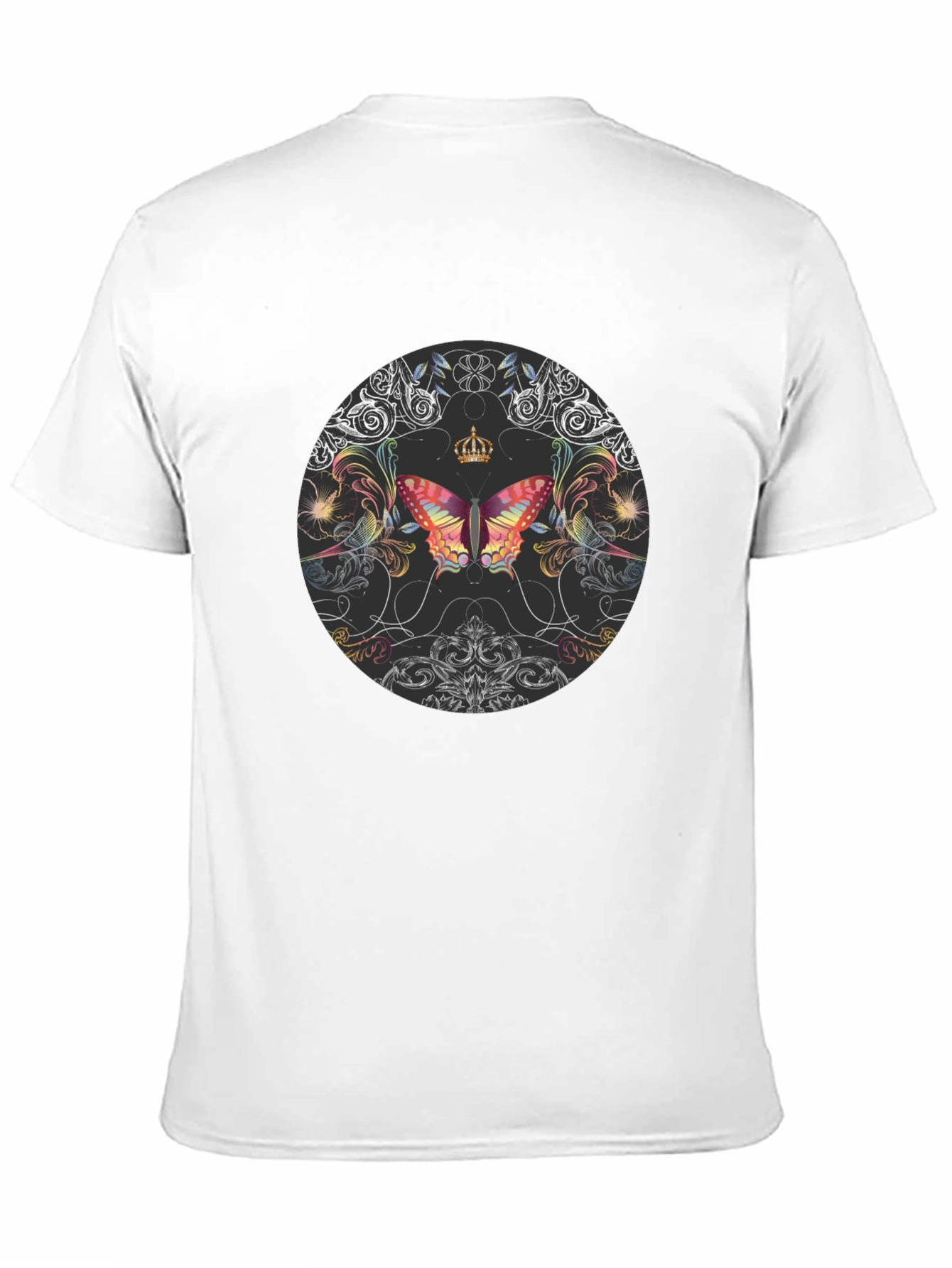 Butterfly Crown Black T-Shirt