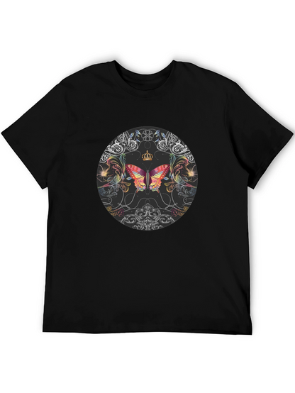 Butterfly Crown Black T-Shirt