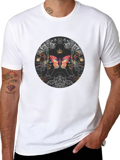 Butterfly Crown Black T-Shirt