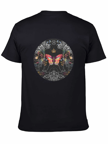 Butterfly Crown Black T-Shirt