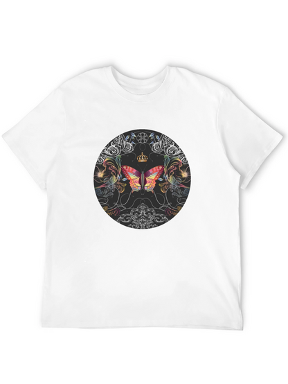 Butterfly Crown Black T-Shirt