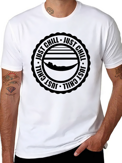 Just Chill Graphic Tee - Relaxation Vibes