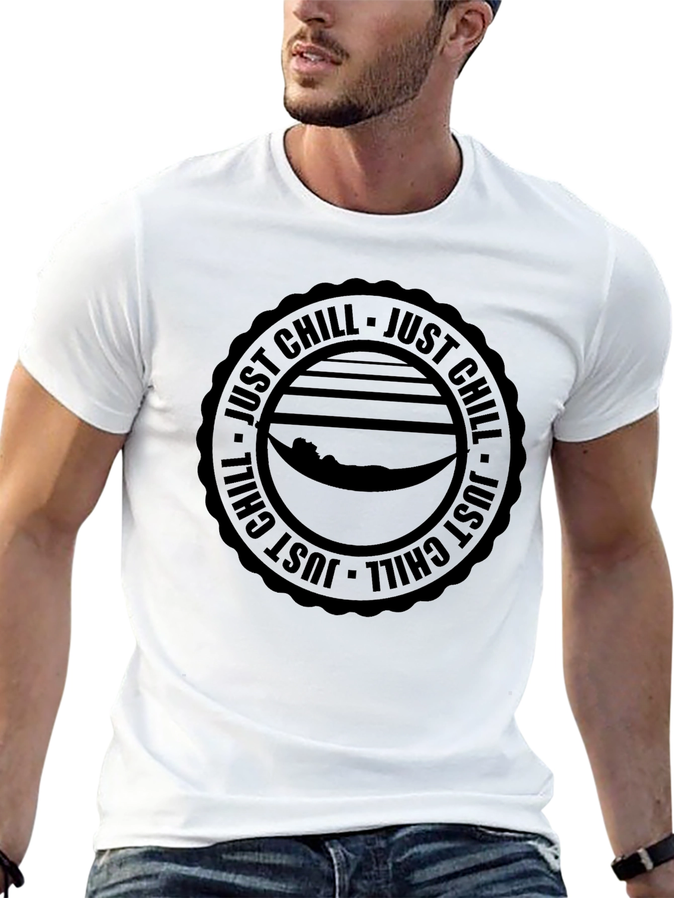 Just Chill Graphic Tee - Relaxation Vibes