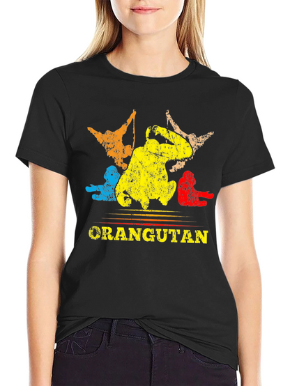 Orangutan Graphic Print T-Shirt