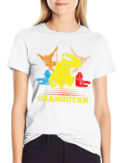 Orangutan Graphic Print T-Shirt