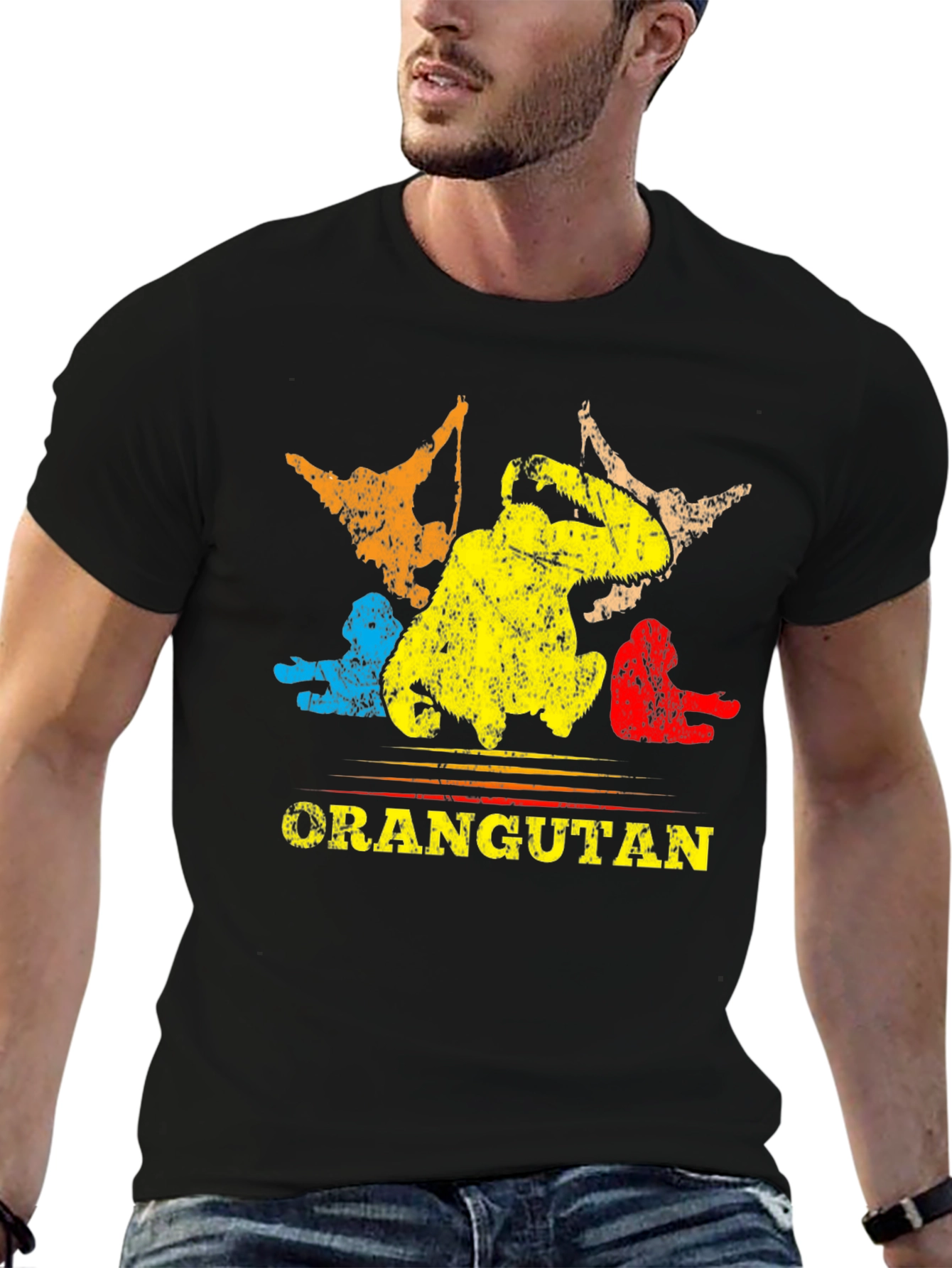Orangutan Graphic Print T-Shirt