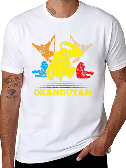 Orangutan Graphic Print T-Shirt