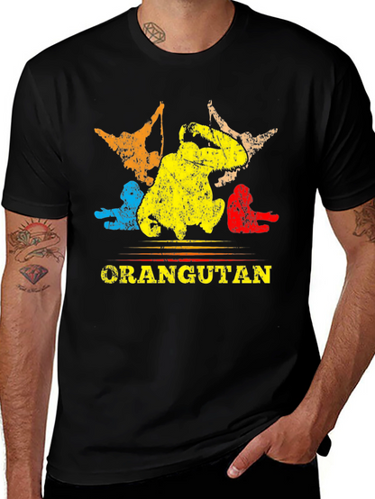 Orangutan Graphic Print T-Shirt