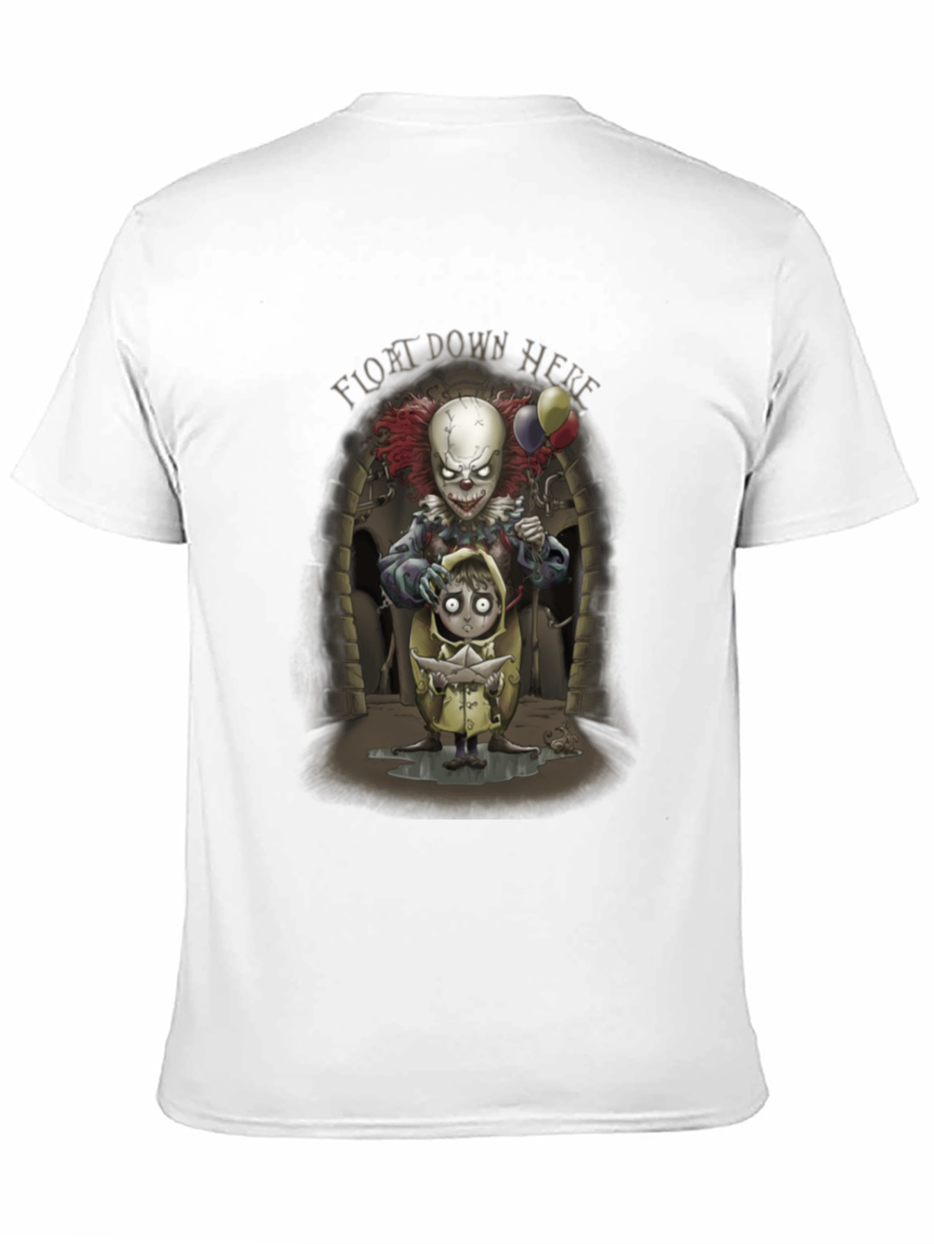 It Float Down Here Clown Graphic T-Shirt