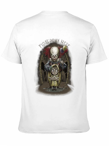 It Float Down Here Clown Graphic T-Shirt