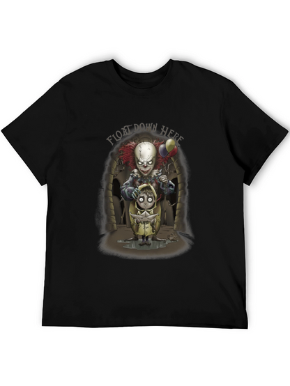 It Float Down Here Clown Graphic T-Shirt