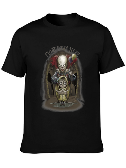 It Float Down Here Clown Graphic T-Shirt