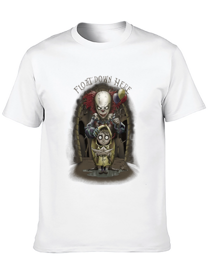 It Float Down Here Clown Graphic T-Shirt
