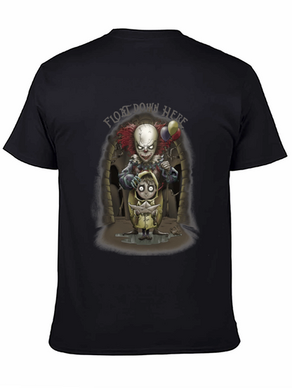 It Float Down Here Clown Graphic T-Shirt