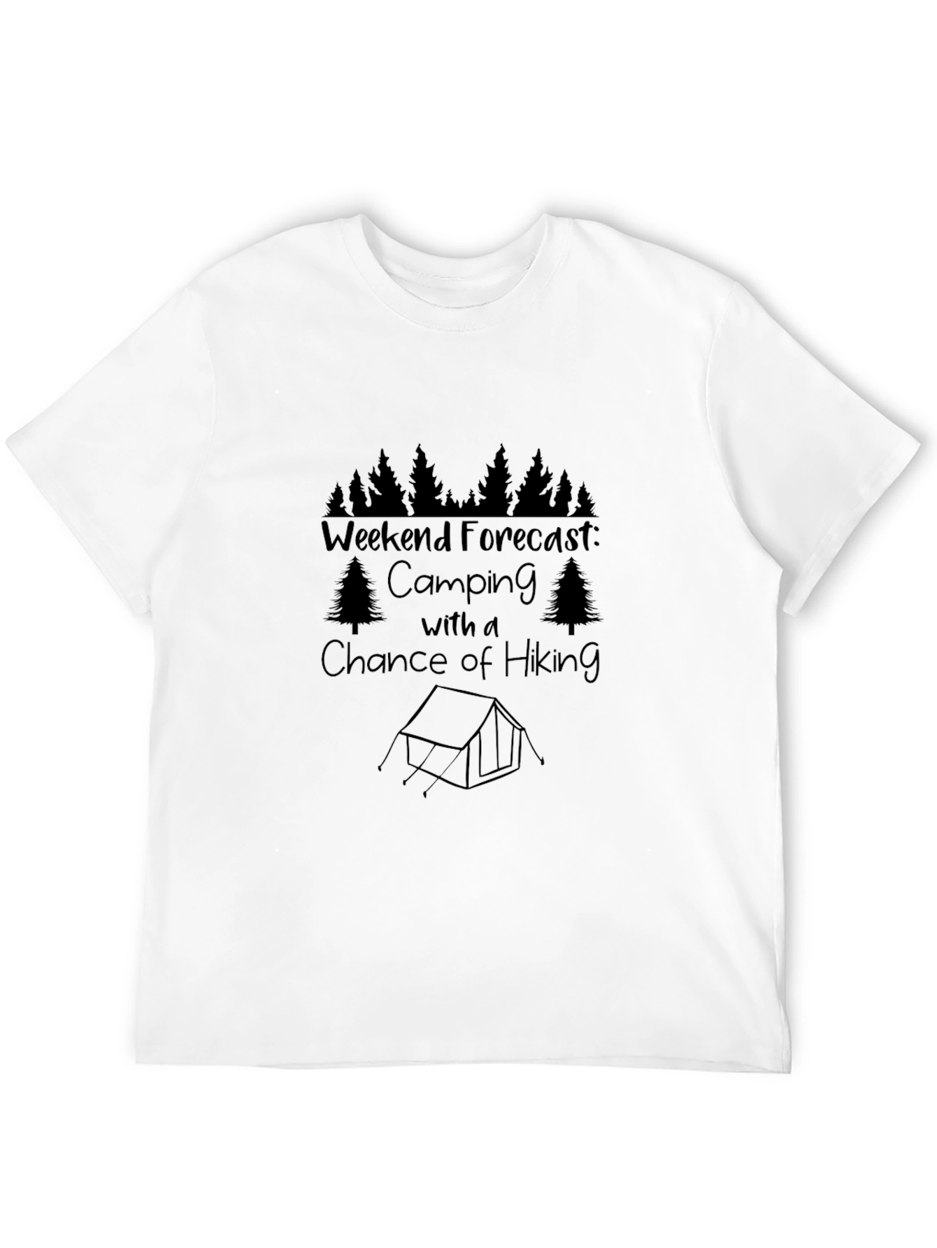 Weekend Camping & Hiking Graphic Tee