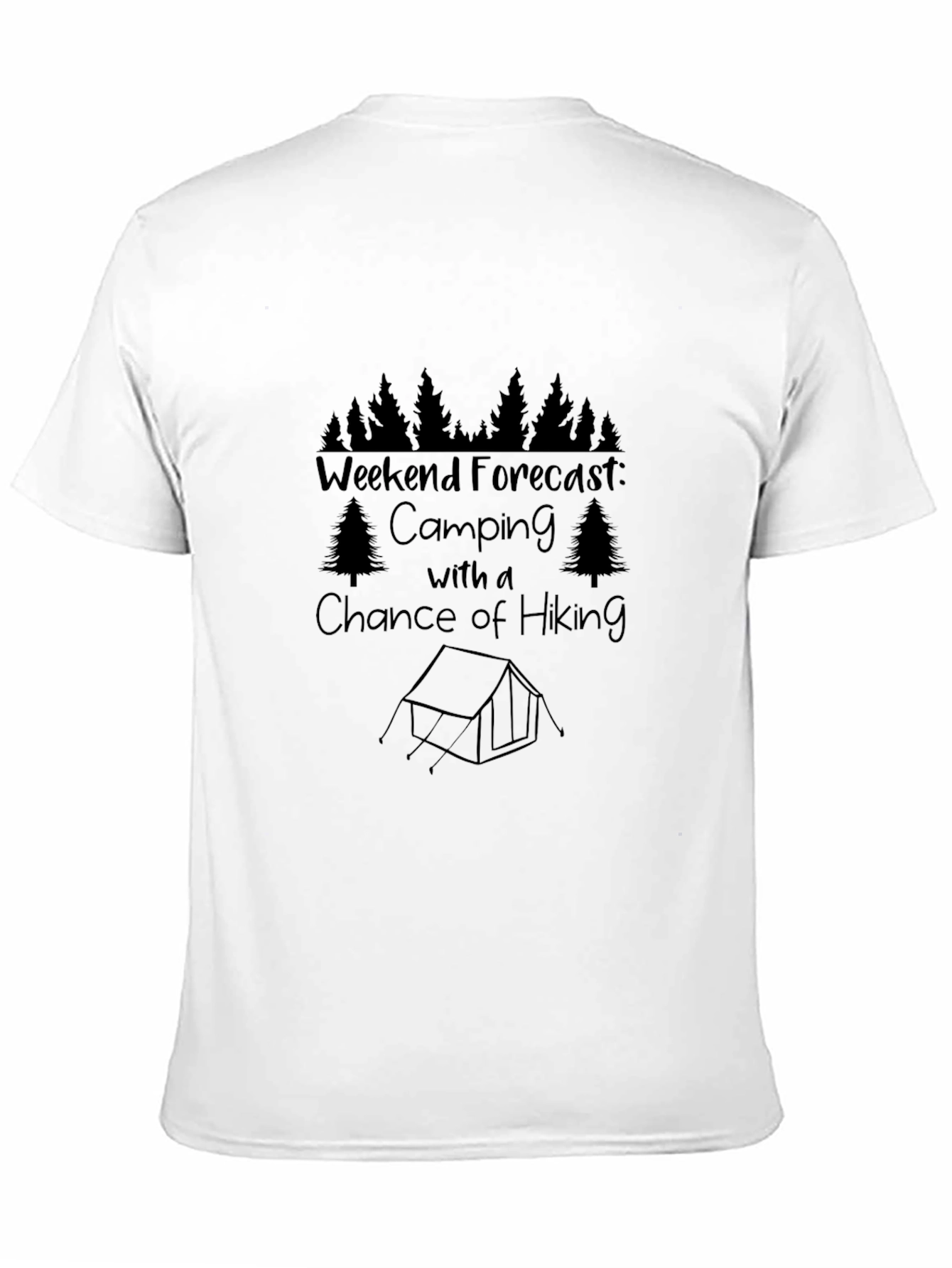 Weekend Camping & Hiking Graphic Tee