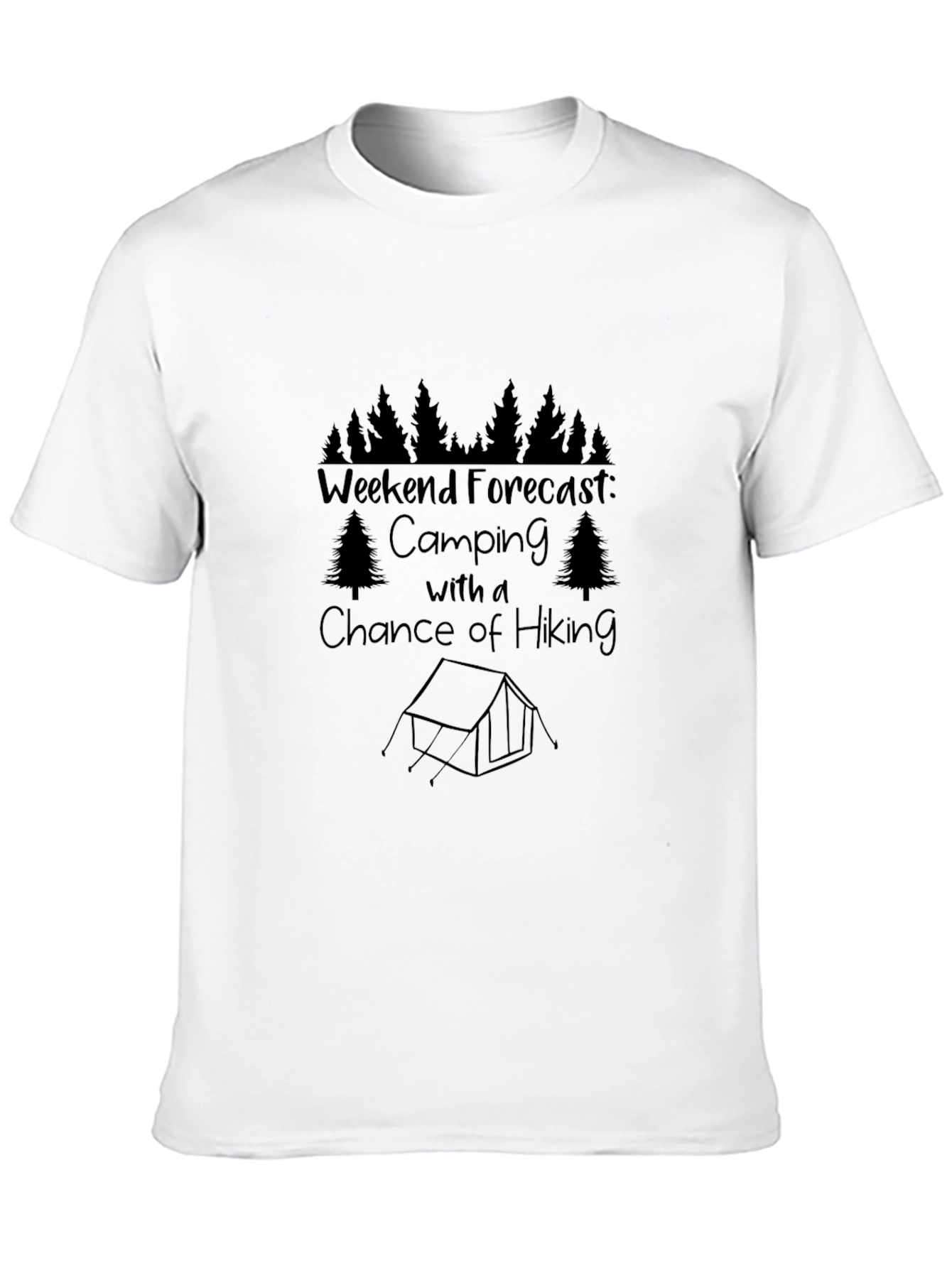 Weekend Camping & Hiking Graphic Tee