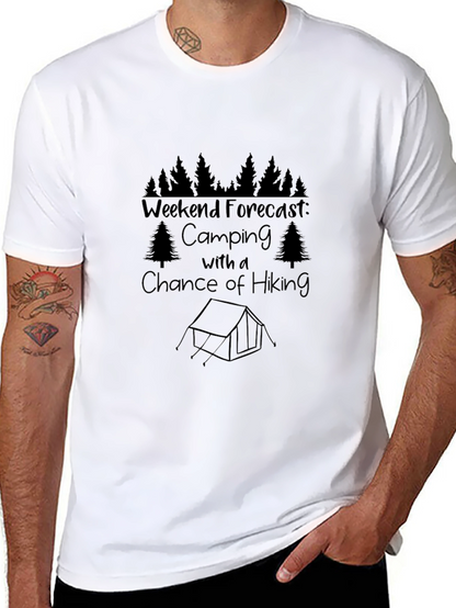 Weekend Camping & Hiking Graphic Tee