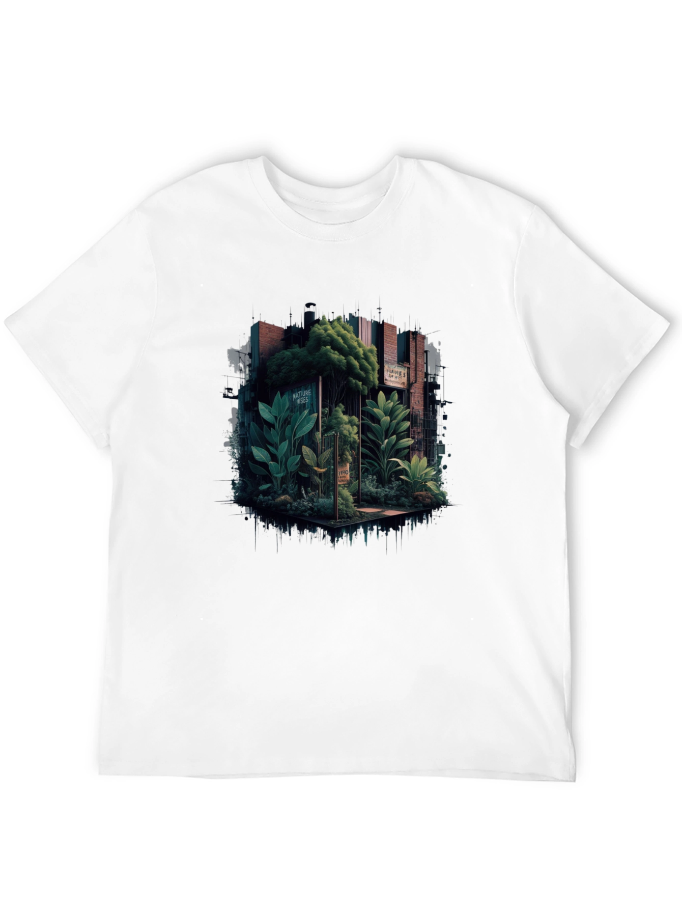 Nature-Inspired Graphic Tee - Urban Jungle