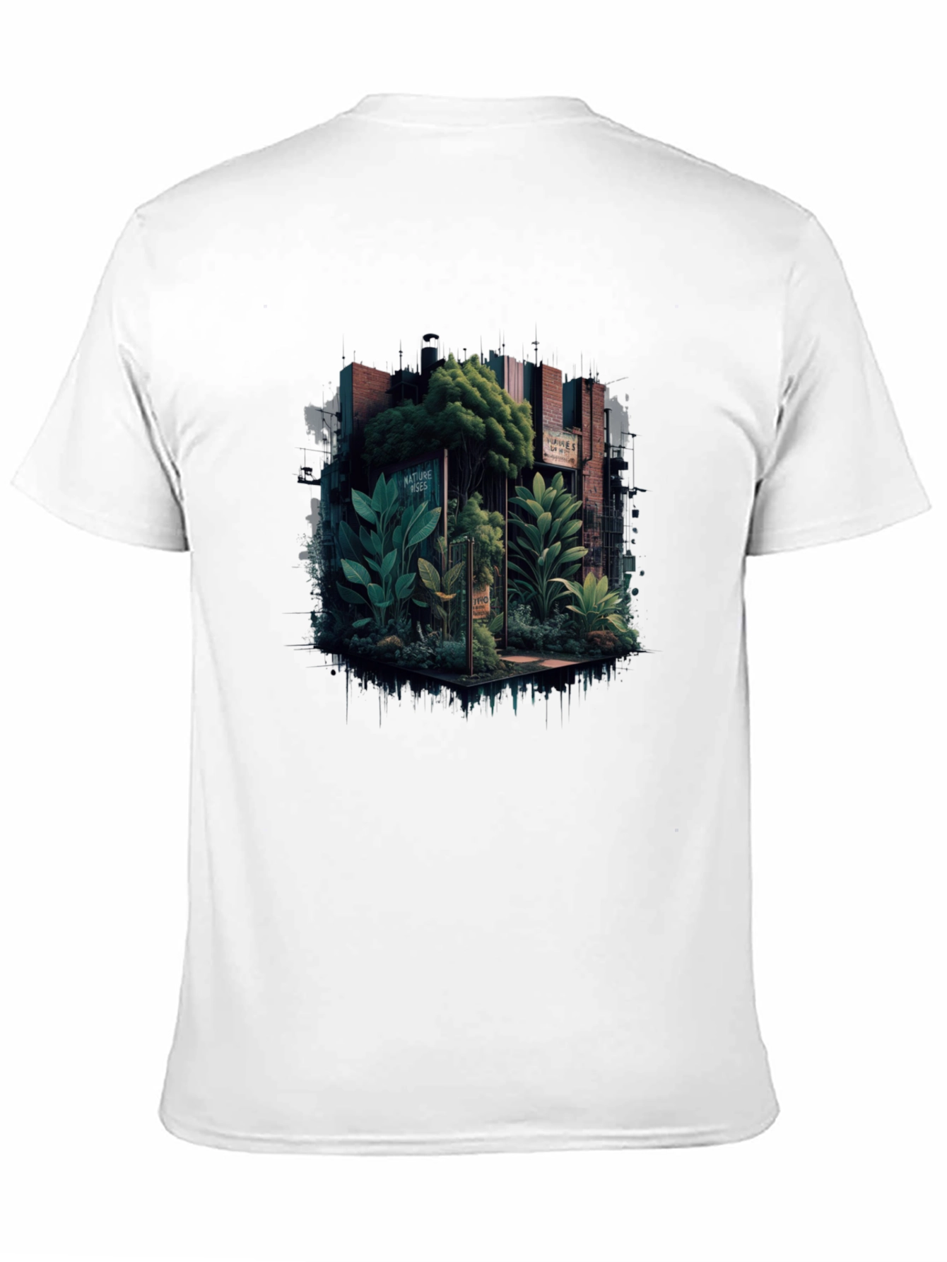 Nature-Inspired Graphic Tee - Urban Jungle