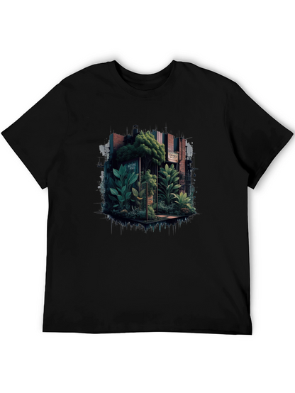 Nature-Inspired Graphic Tee - Urban Jungle