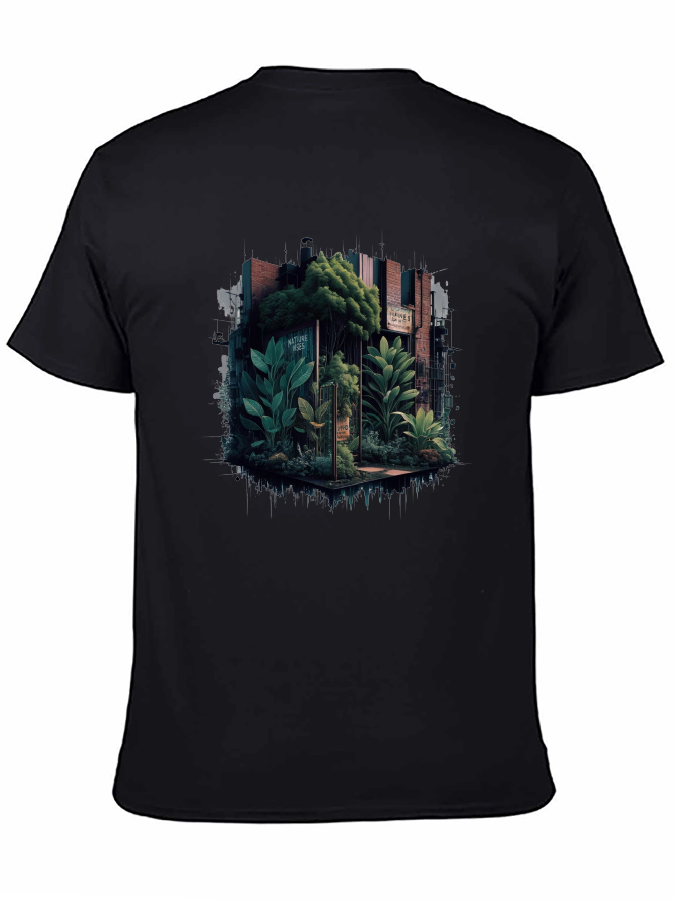 Nature-Inspired Graphic Tee - Urban Jungle