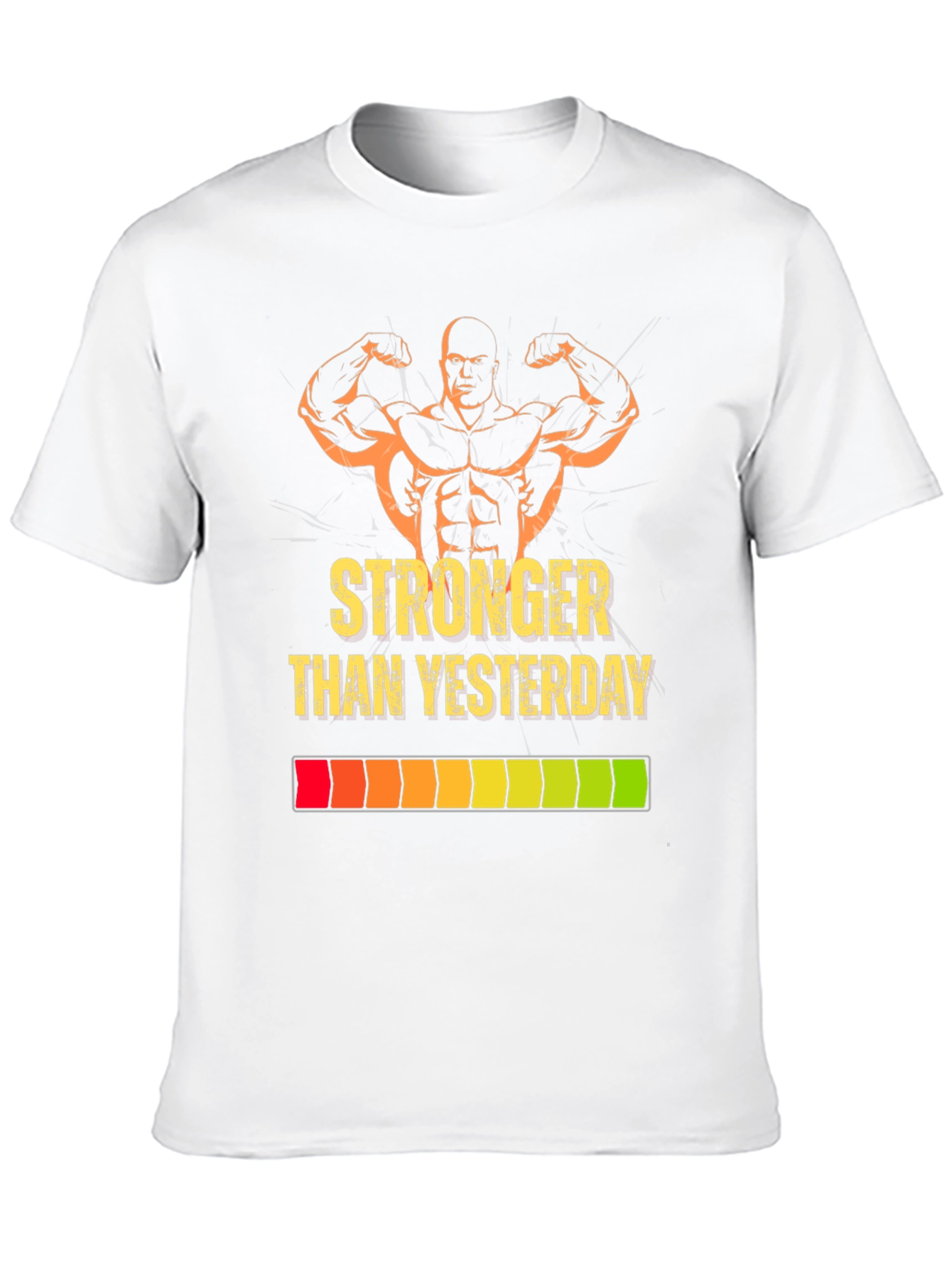 Stronger Than Yesterday Graphic Tee - Black
