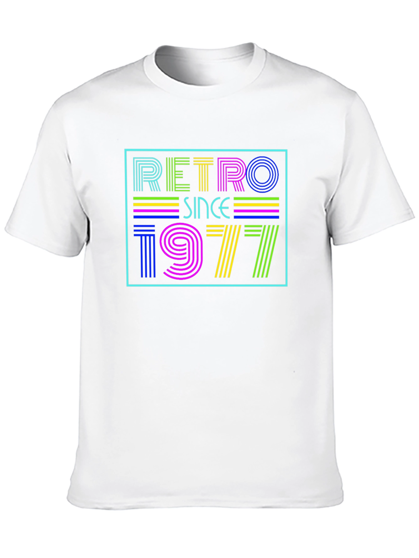 Retro Since 1977 Graphic Tee - Stylish Birthday Shirt