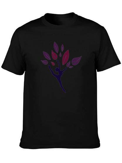 Dancer Tree Graphic Black T-Shirt