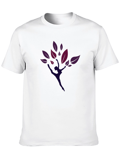 Dancer Tree Graphic Black T-Shirt