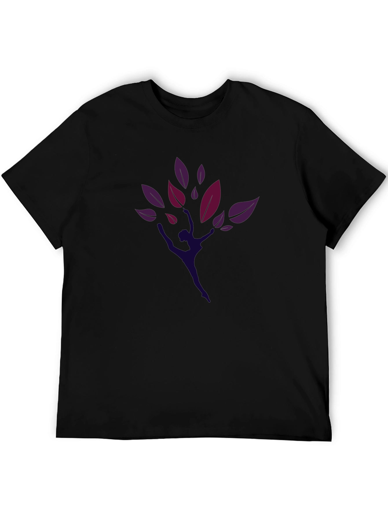 Dancer Tree Graphic Black T-Shirt