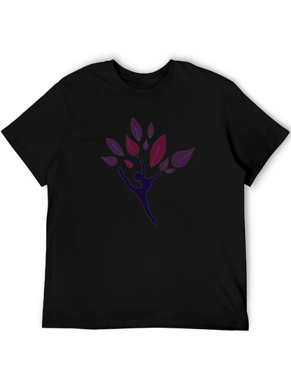 Dancer Tree Graphic Black T-Shirt