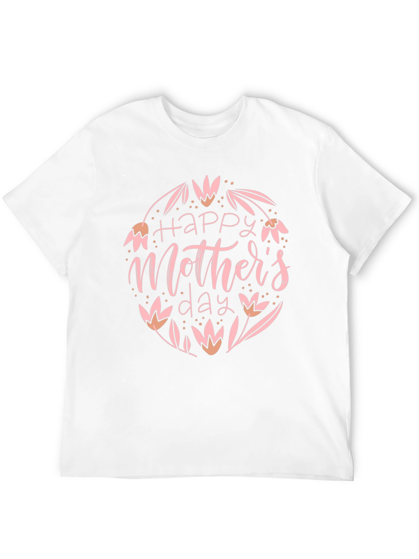 Happy Mothers Day T-Shirt - Floral Design