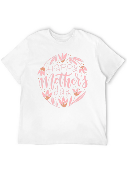 Happy Mothers Day T-Shirt - Floral Design