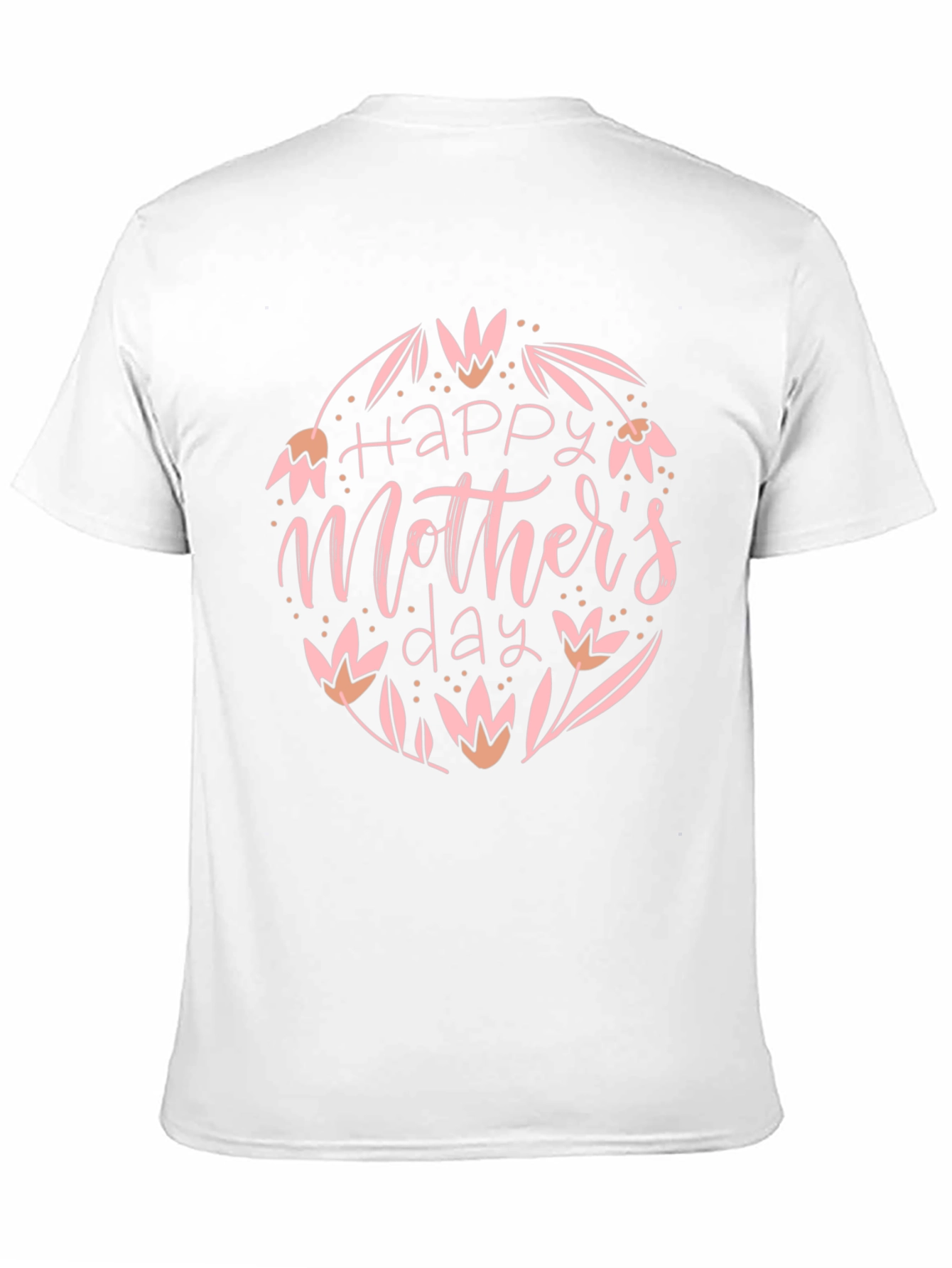 Happy Mothers Day T-Shirt - Floral Design