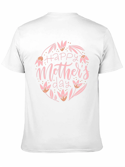 Happy Mothers Day T-Shirt - Floral Design