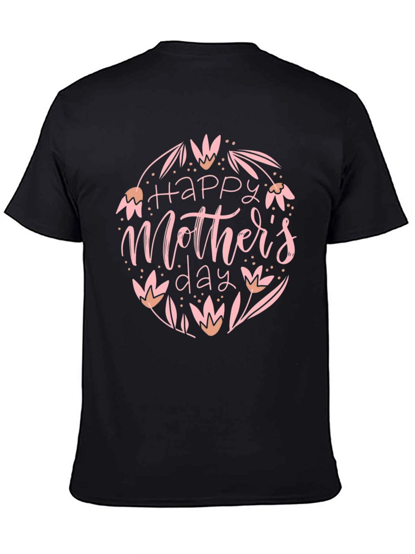 Happy Mothers Day T-Shirt - Floral Design