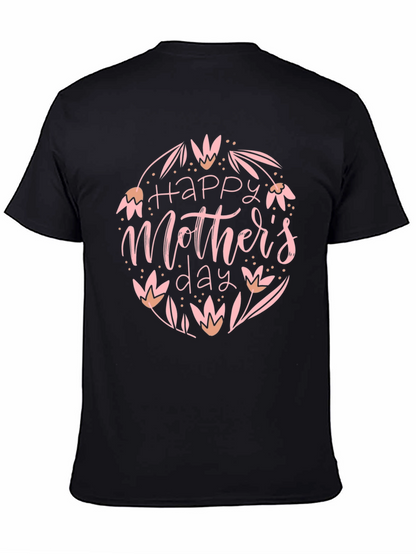 Happy Mothers Day T-Shirt - Floral Design