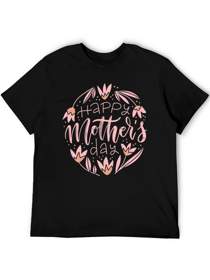 Happy Mothers Day T-Shirt - Floral Design