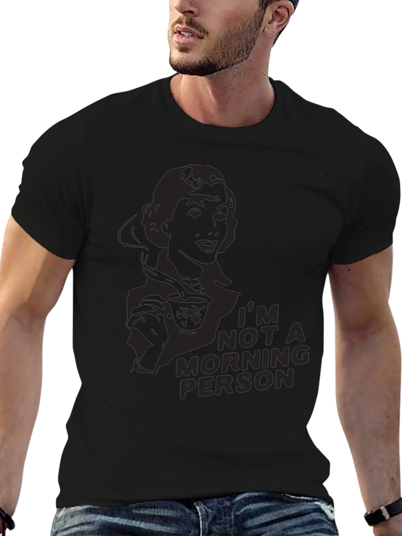 Im Not a Morning Person Graphic Tee