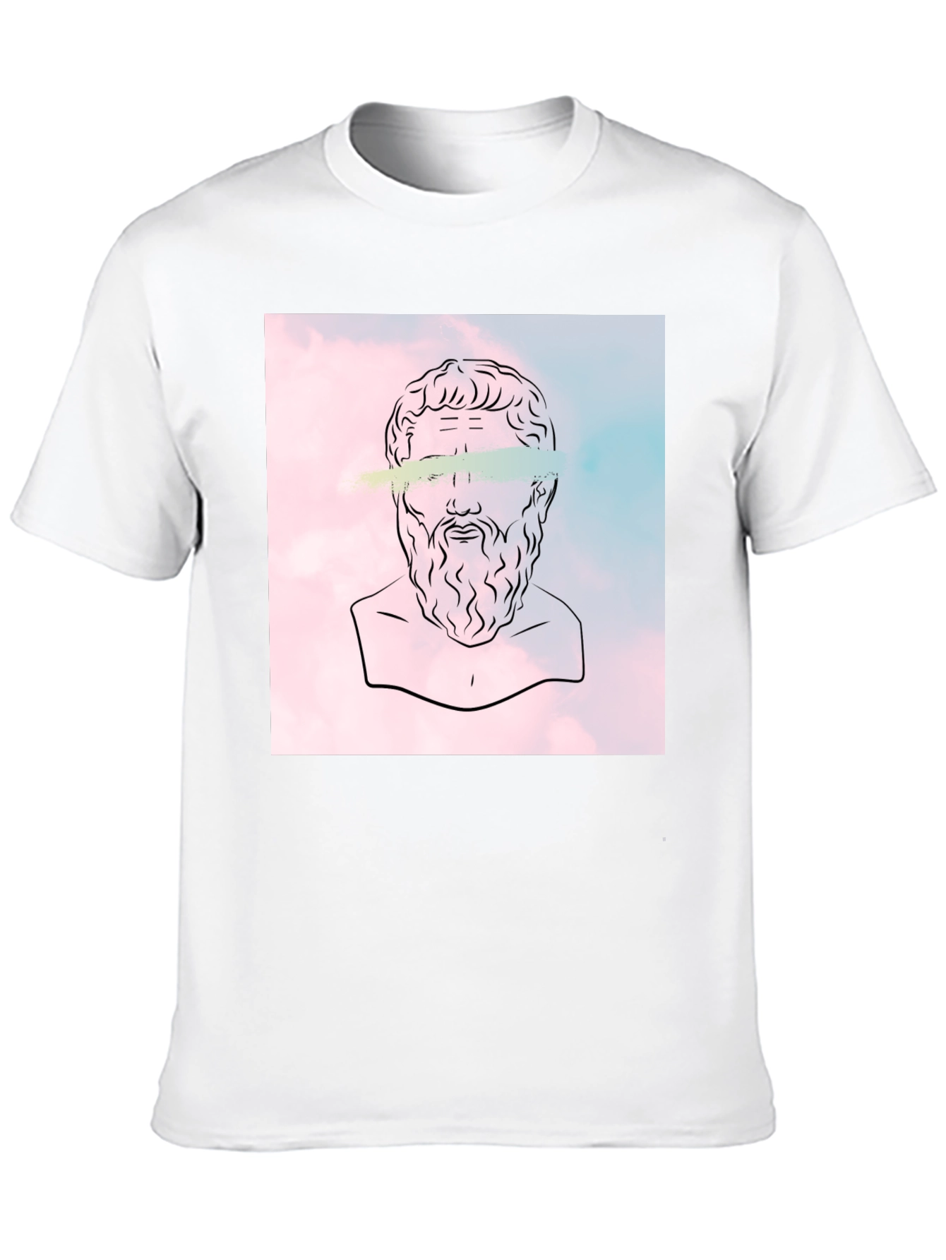 Philosopher Graphic Tee - Classic Black Cotton T-Shirt