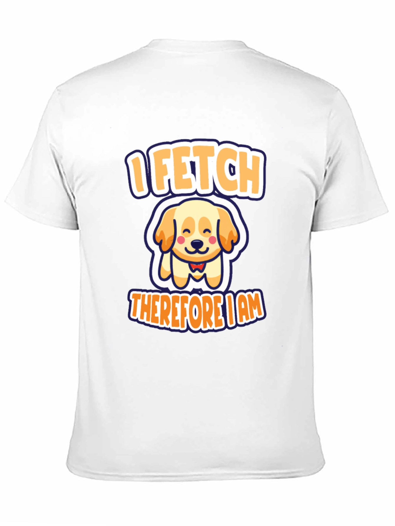 I Fetch Therefore I Am Dog T-Shirt