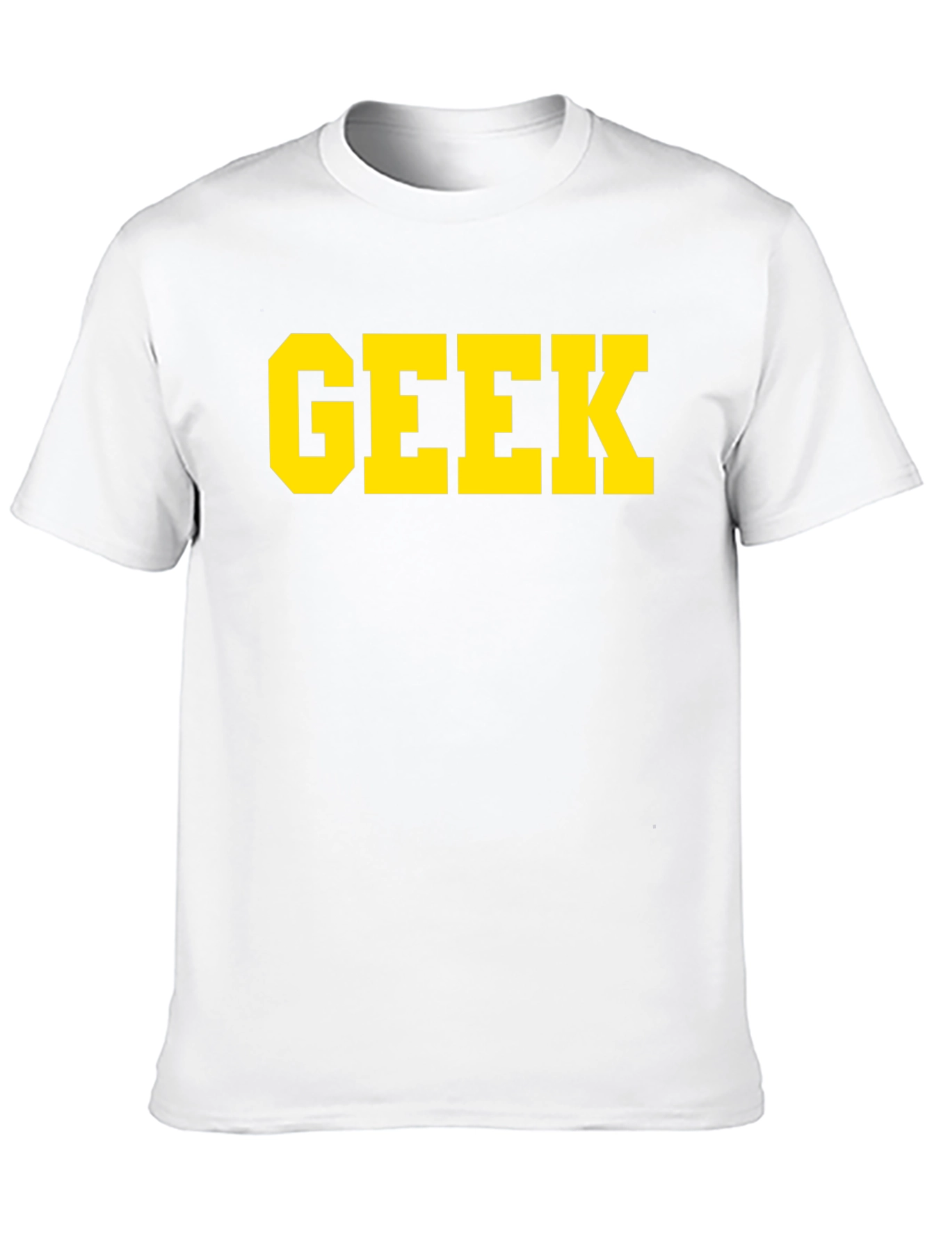 Geek Tee - Black Cotton T-Shirt